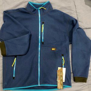 REI Co-op Trailsmith Fleece Jacket Men's Medium 1992 Retro Re-Issue! NwT